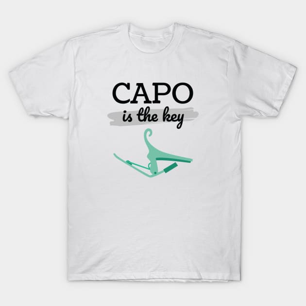 Capo is the Key Mint Green Capo Light Theme T-Shirt by nightsworthy